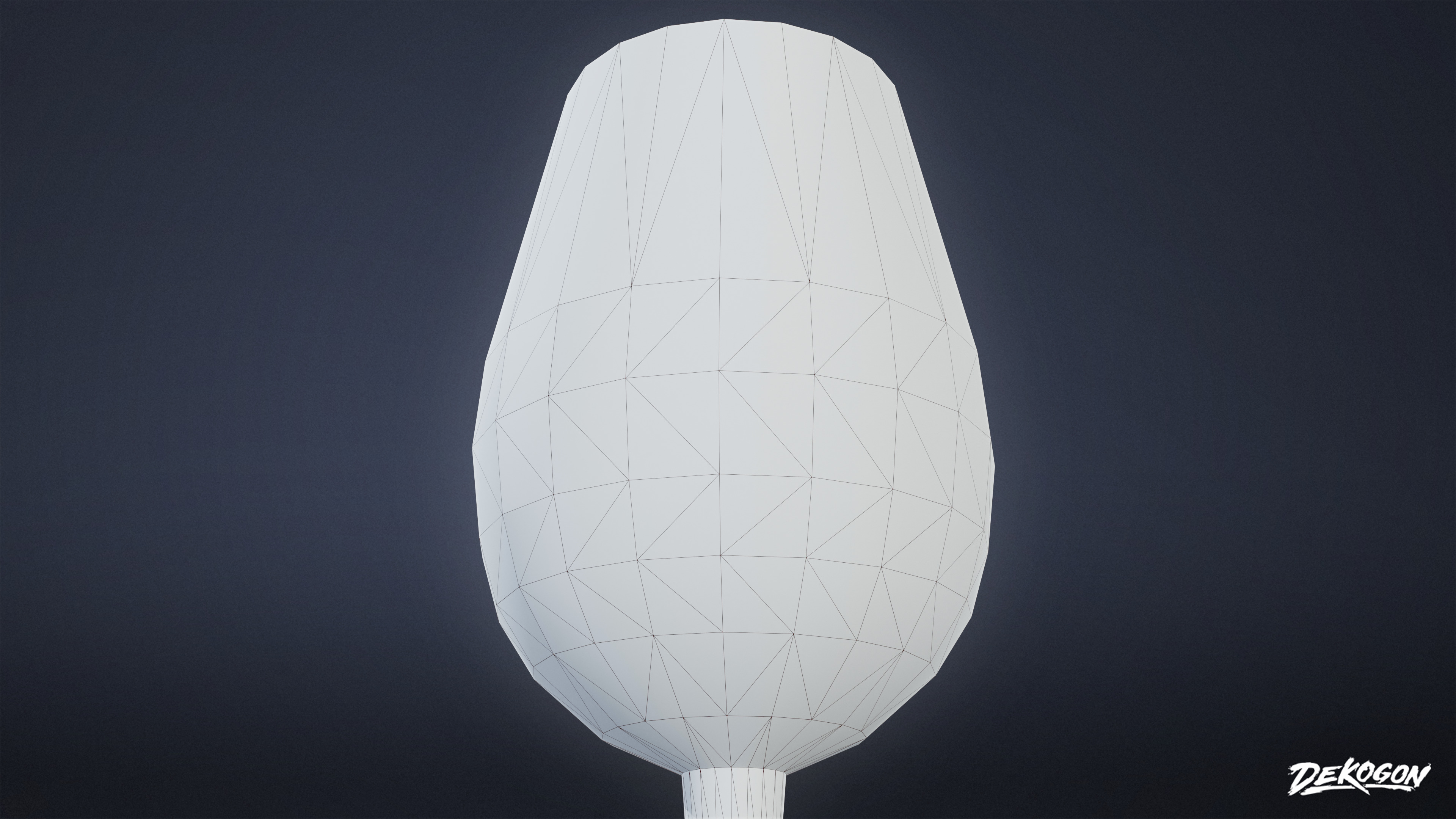 DIVE BAR - Wineglass 01 - LOW POLY Low-poly 3D model_8