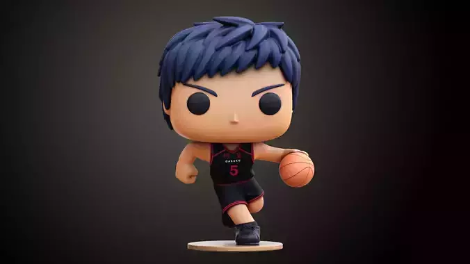 Funko Daiki Kurokos Basketball 3D print model