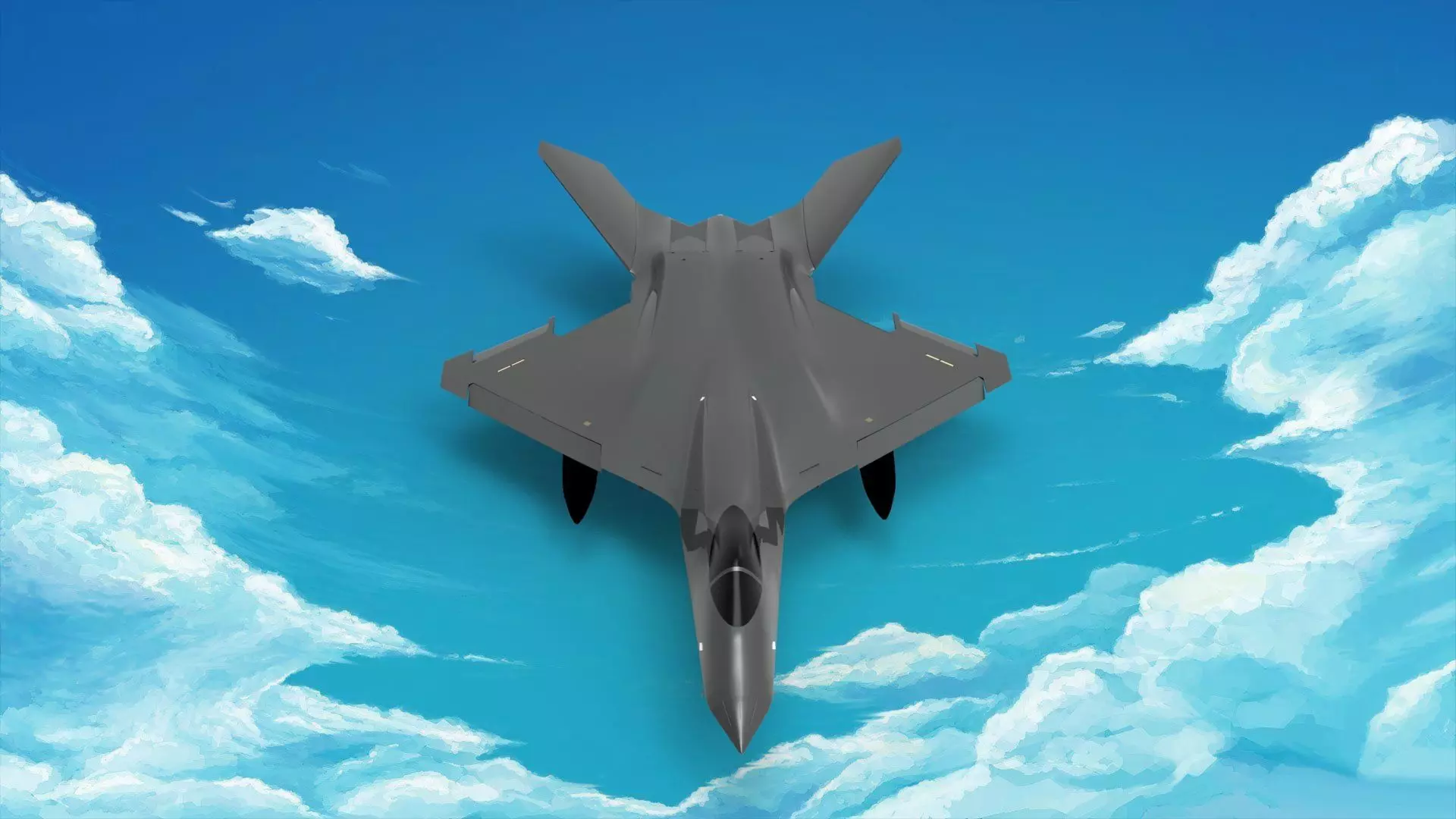 Northrop-McDonnell Douglas YF-23A Black Widow II 3D model_0