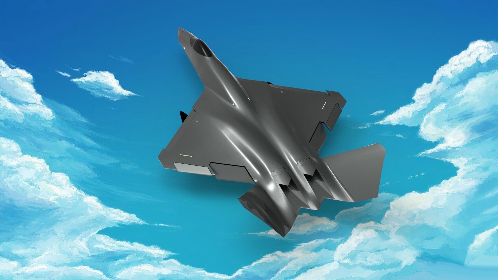 Northrop-McDonnell Douglas YF-23A Black Widow II 3D model_2