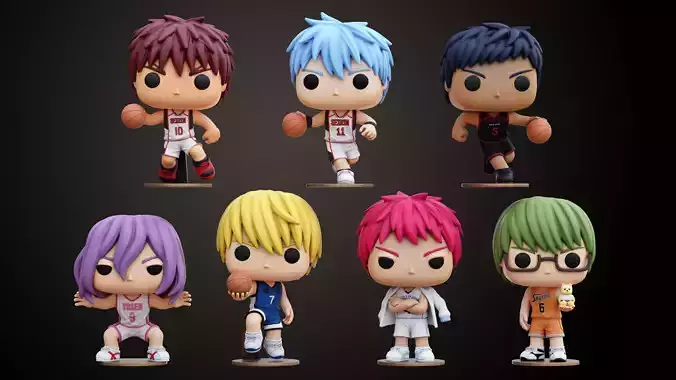 Funko Collection Kurokos Basketball 3D print model