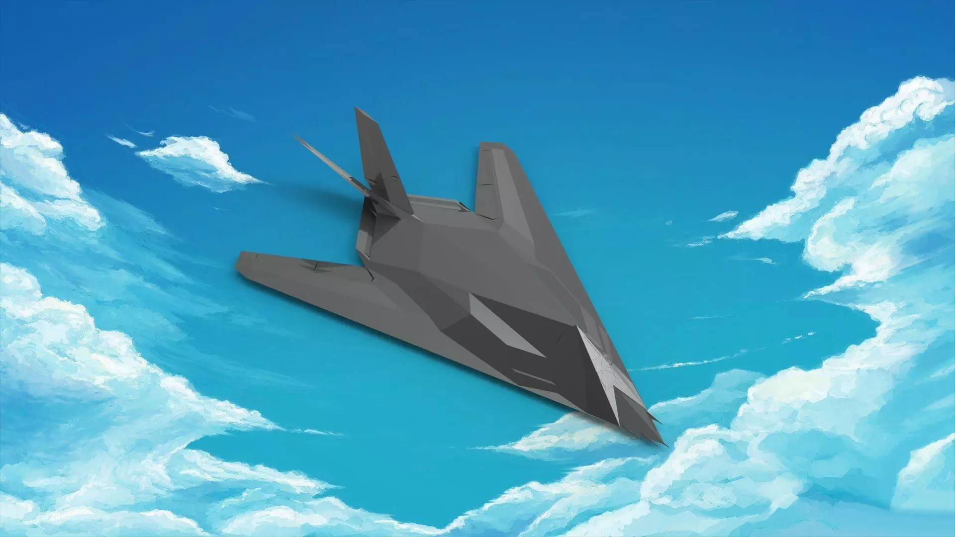 Lockheed F-117 Nighthawk 3D model_0