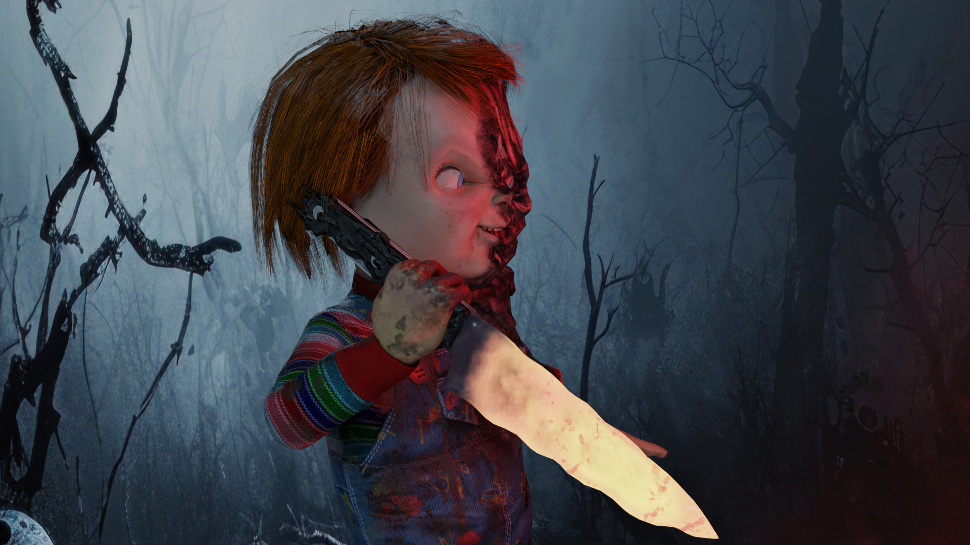 Chucky Charred 3D model_3