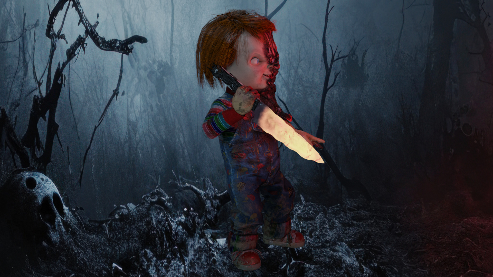 Chucky Charred 3D model_2