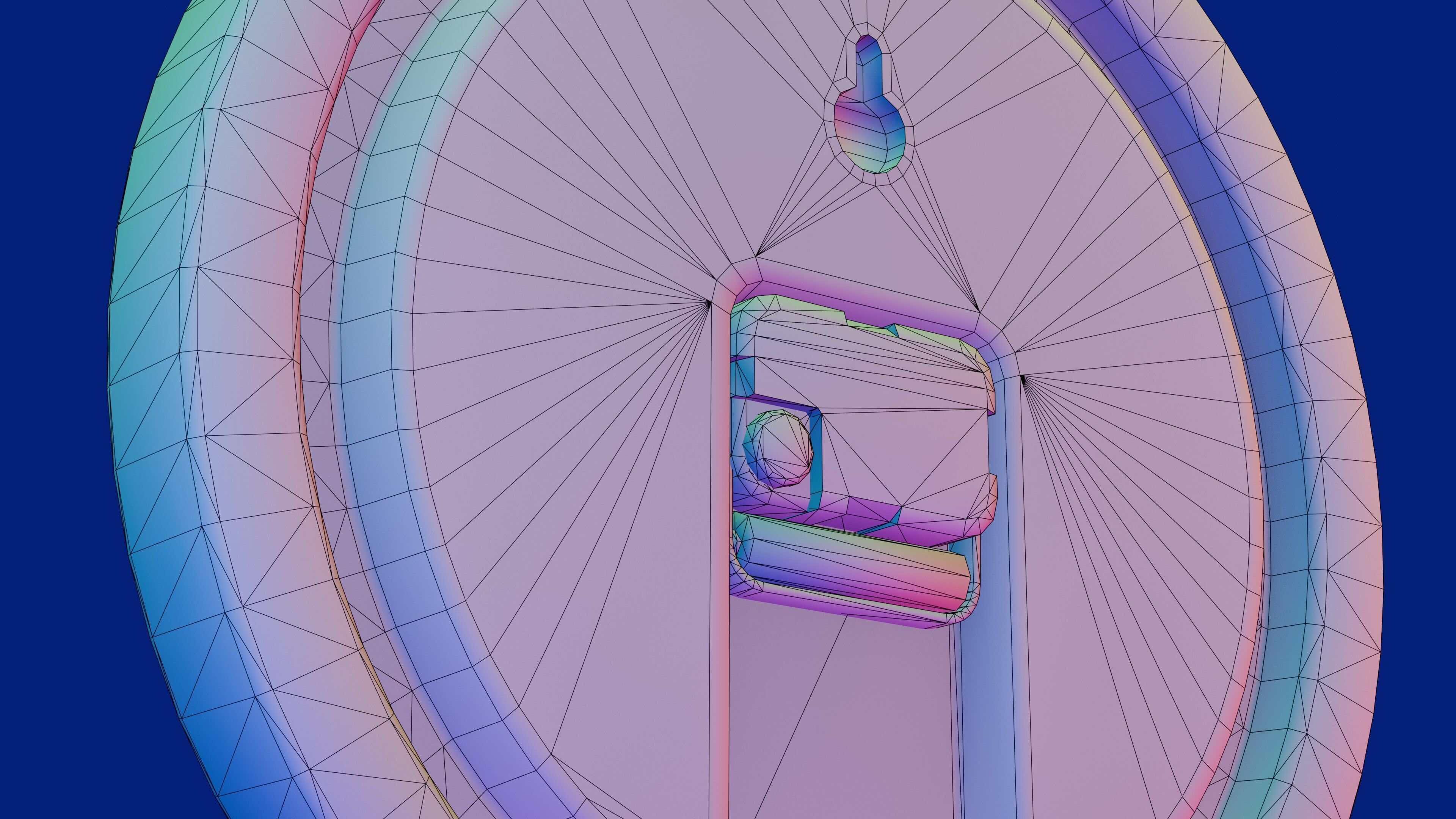 2000s Office Low-poly 3D model_24