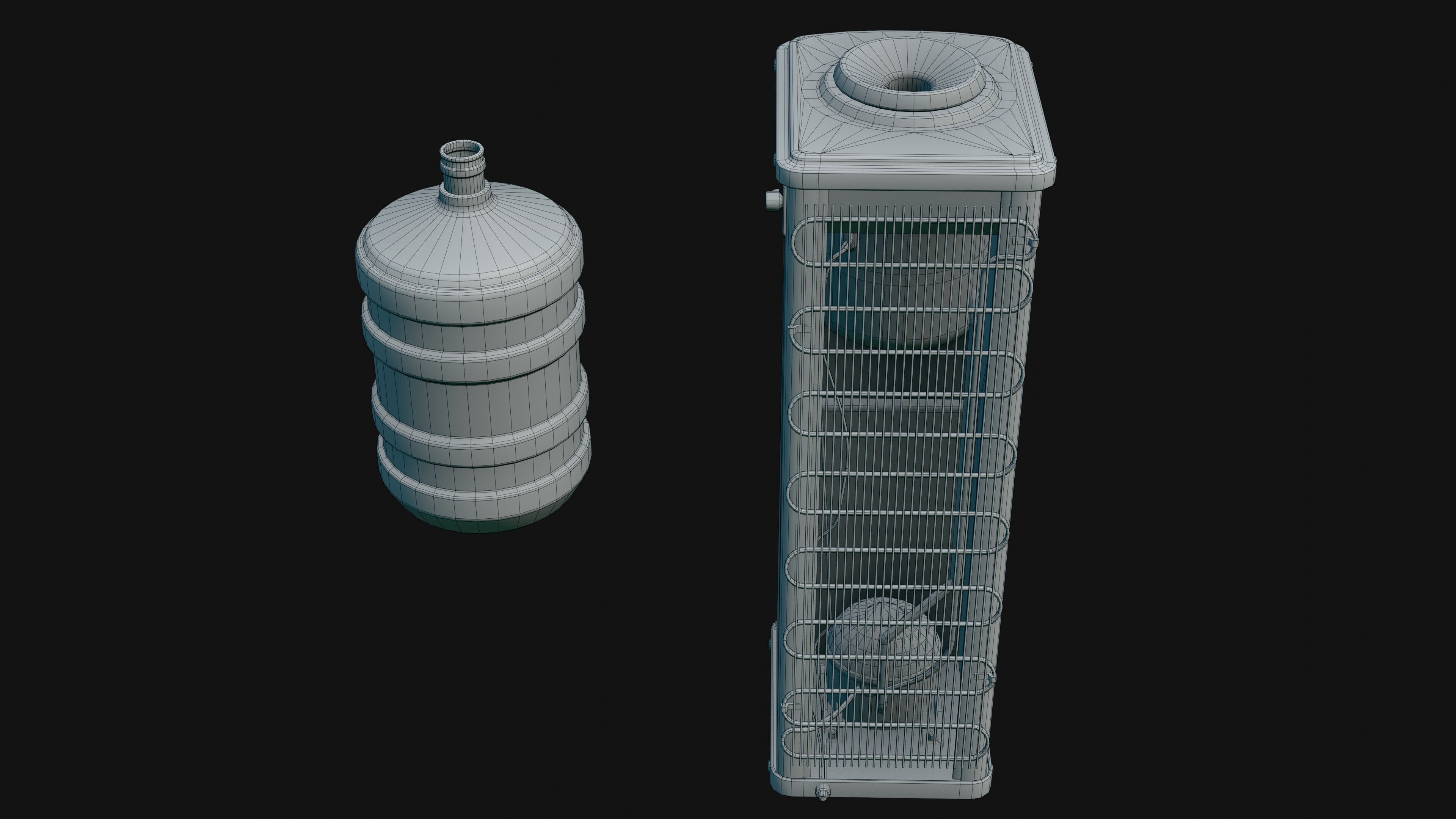 2000s Office Low-poly 3D model_28