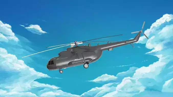 helicopter Mil Mi-8