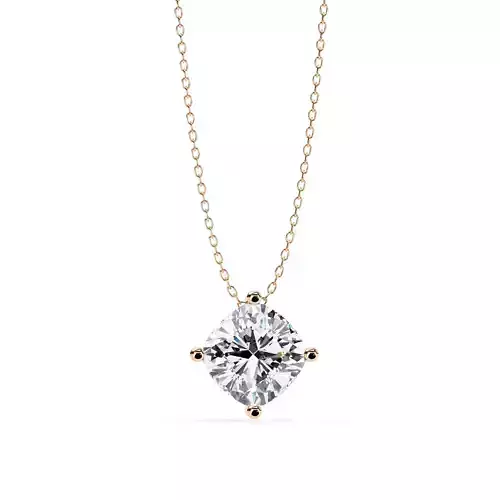 Solitaire Diamond Pendant 360 Animation Renders 3dm stl details