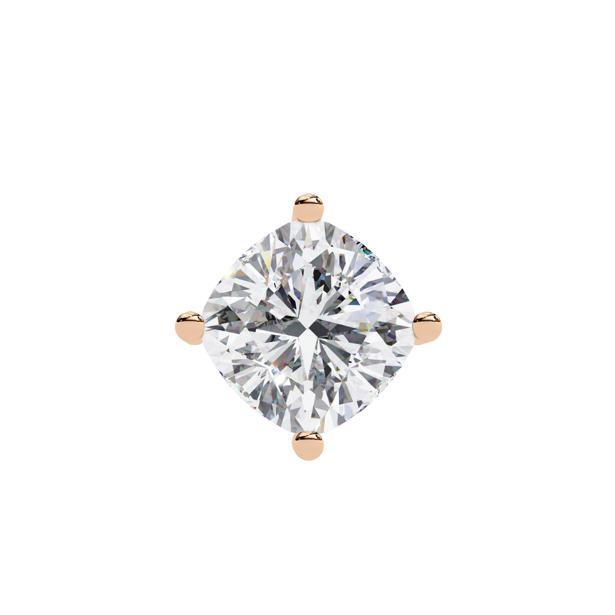 Solitaire Diamond Pendant 360 Animation Renders 3dm stl details 3D print model_17