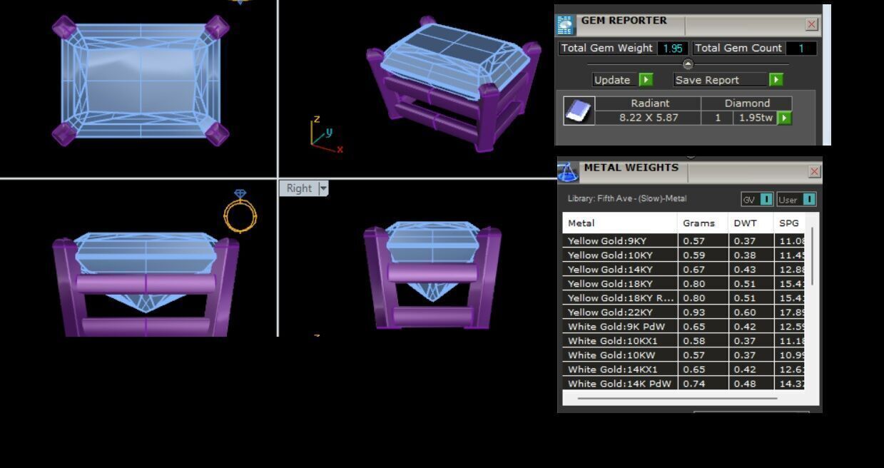 Solitaire Diamond Pendant 360 Animation Renders 3dm stl details 3D print model_13