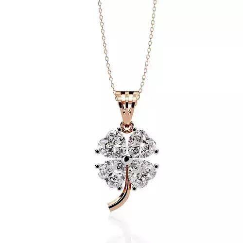 Solitaire Diamond Pendant 360 Animation Renders 3dm stl details