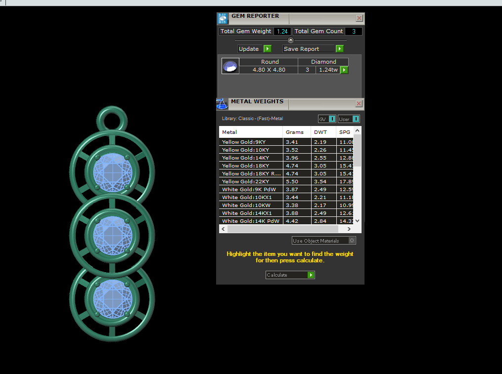 Solitaire Diamond Pendant 360 Animation Renders 3dm stl details 3D print model_13