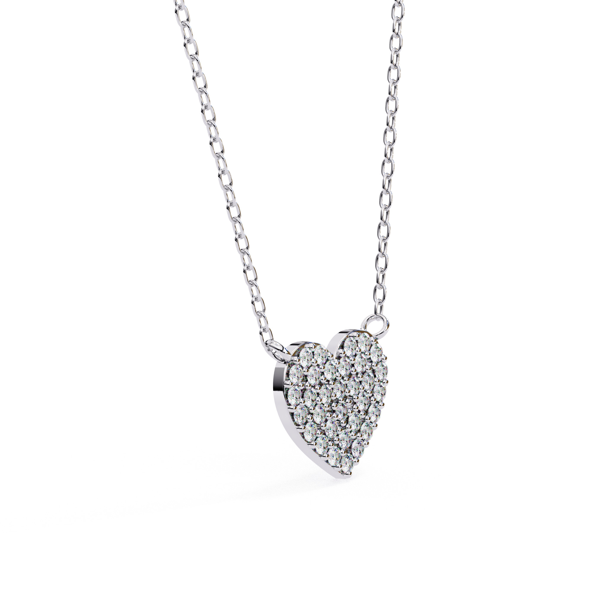 Solitaire Diamond Pendant 360 Animation Renders 3dm stl details 3D print model_21