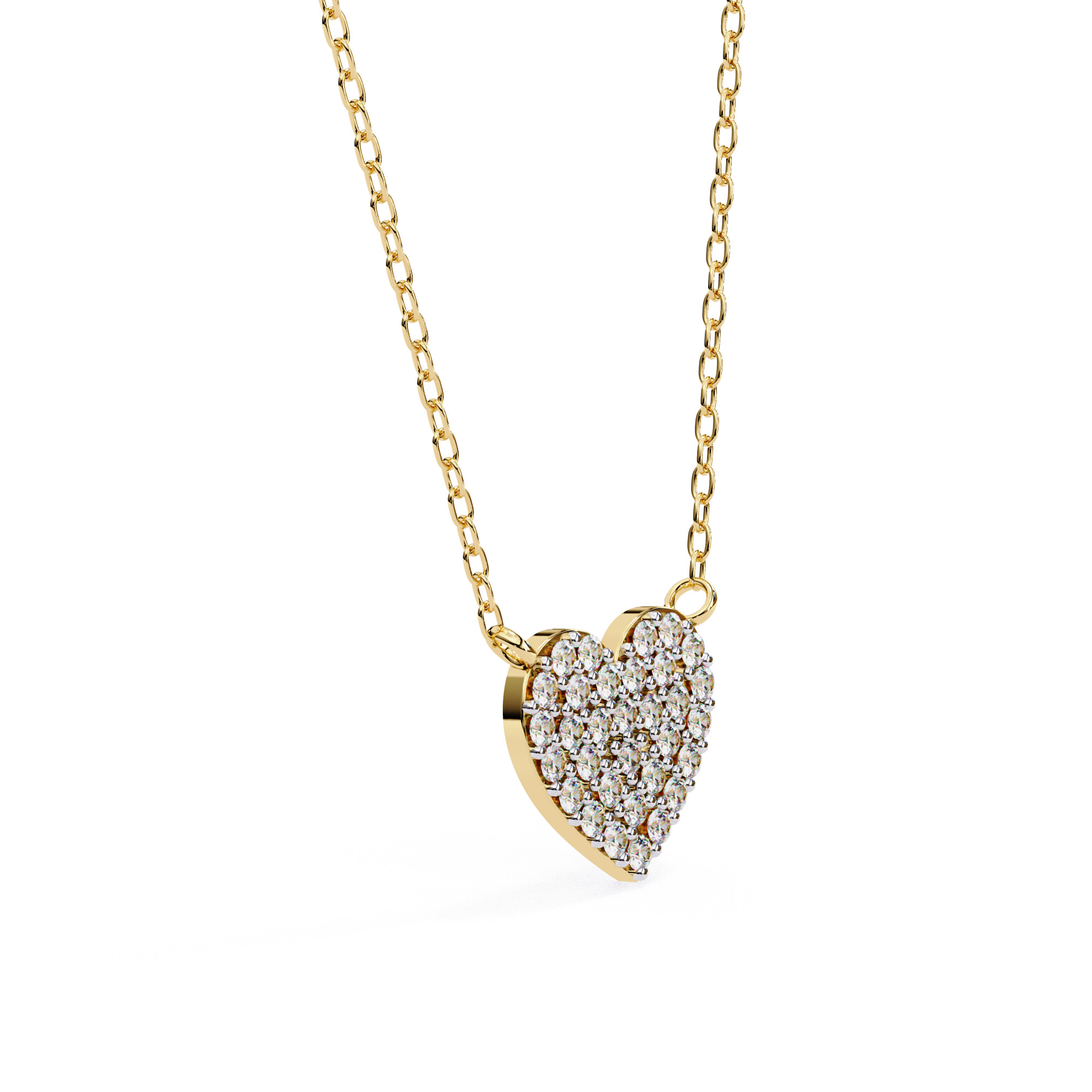 Solitaire Diamond Pendant 360 Animation Renders 3dm stl details 3D print model_20