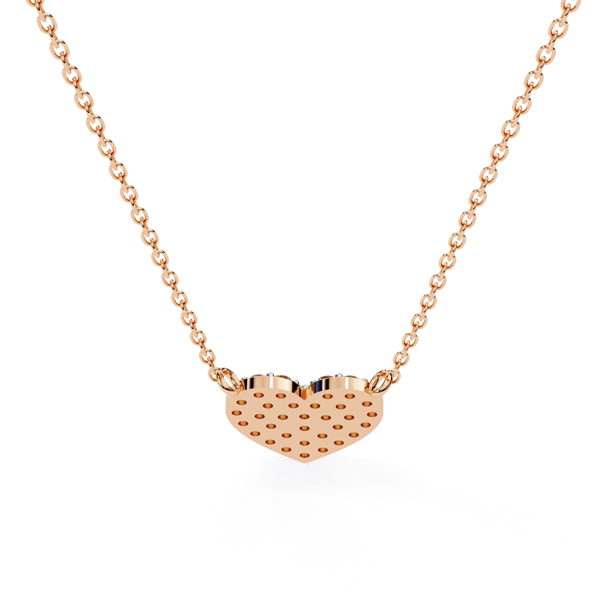 Solitaire Diamond Pendant 360 Animation Renders 3dm stl details 3D print model_17
