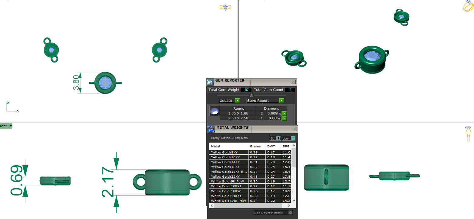 Solitaire Diamond Pendant 360 Animation Renders 3dm stl details 3D print model_11