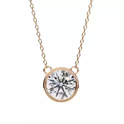 Solitaire Diamond Pendant 360 Animation Renders 3dm stl details 3D print model