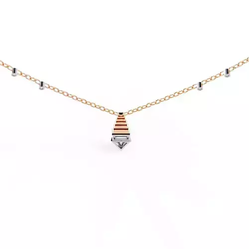 Solitaire Diamond Pendant 360 Animation Renders 3dm stl details 3D print model