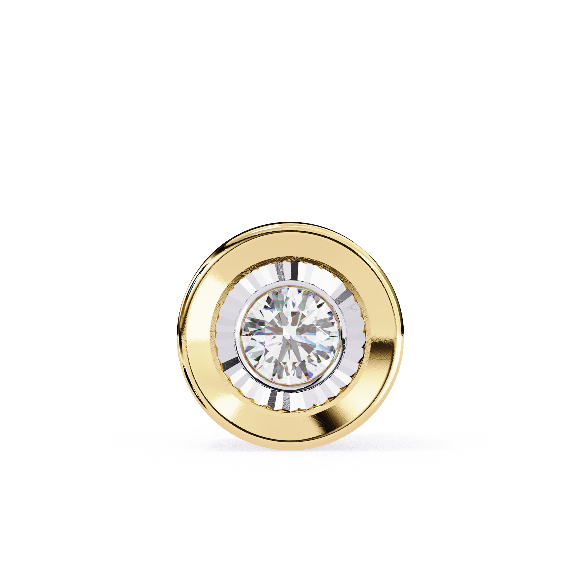 Solitaire Diamond Pendant 360 Animation Renders 3dm stl details 3D print model_13