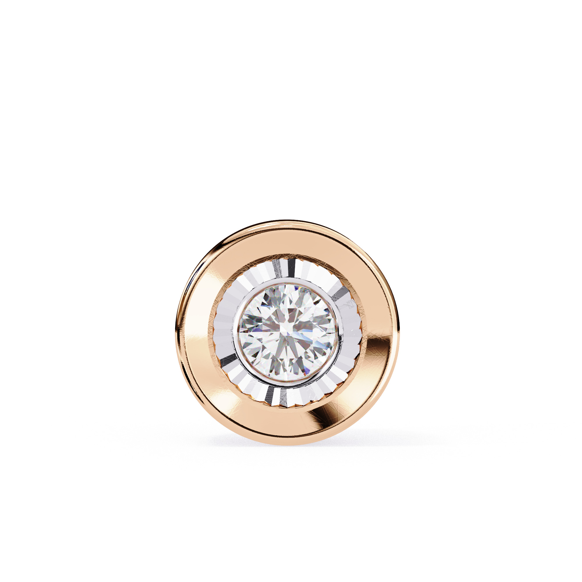 Solitaire Diamond Pendant 360 Animation Renders 3dm stl details 3D print model_2