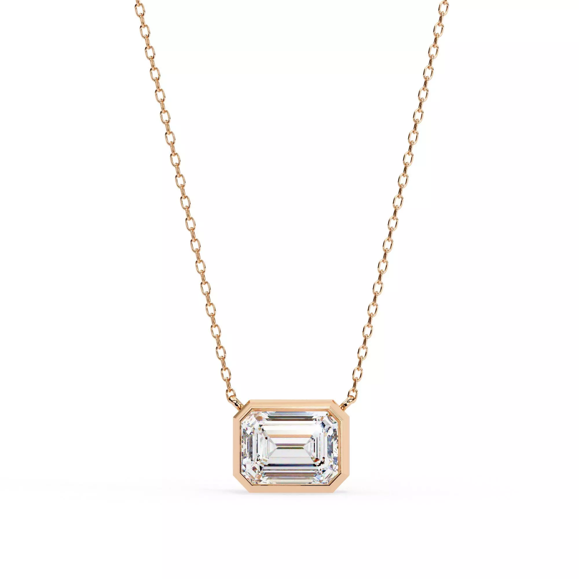 Solitaire Diamond Pendant 360 Animation Renders 3dm stl details 3D print model_0