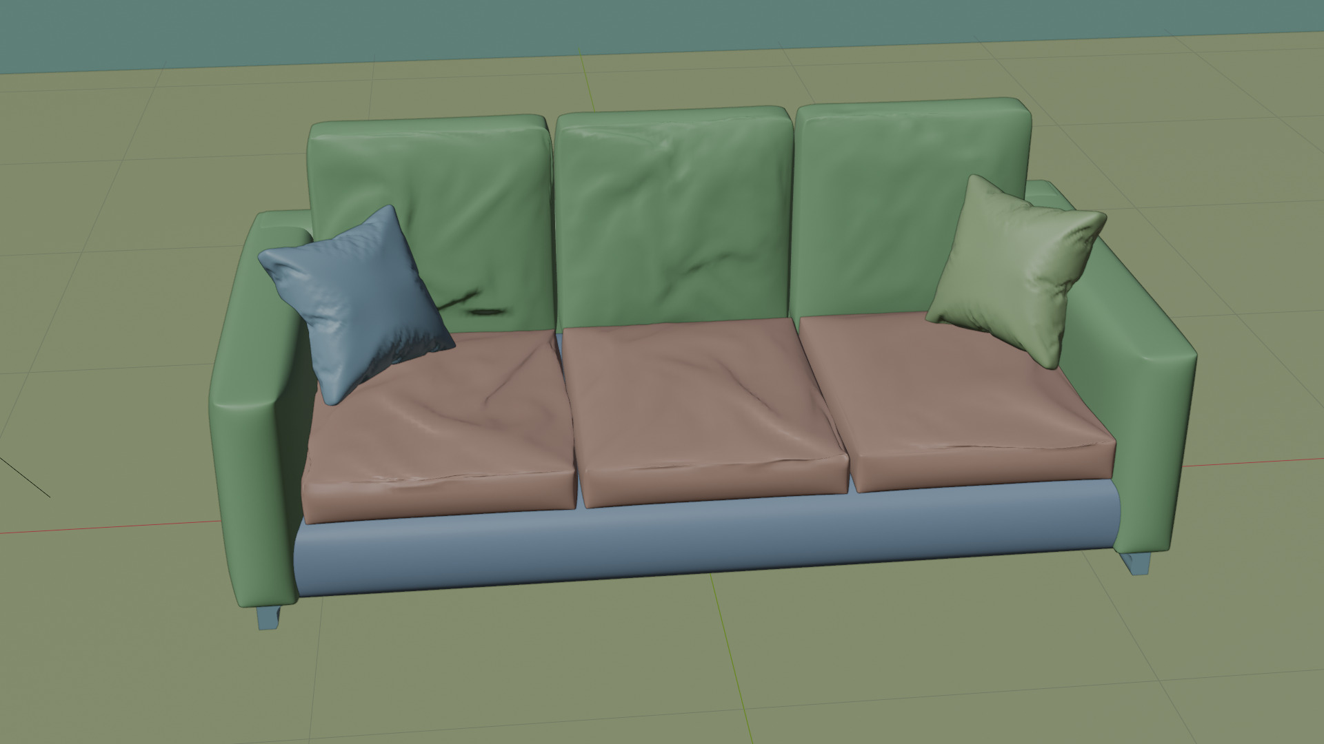 Sofa and Couch Free 3D model_7