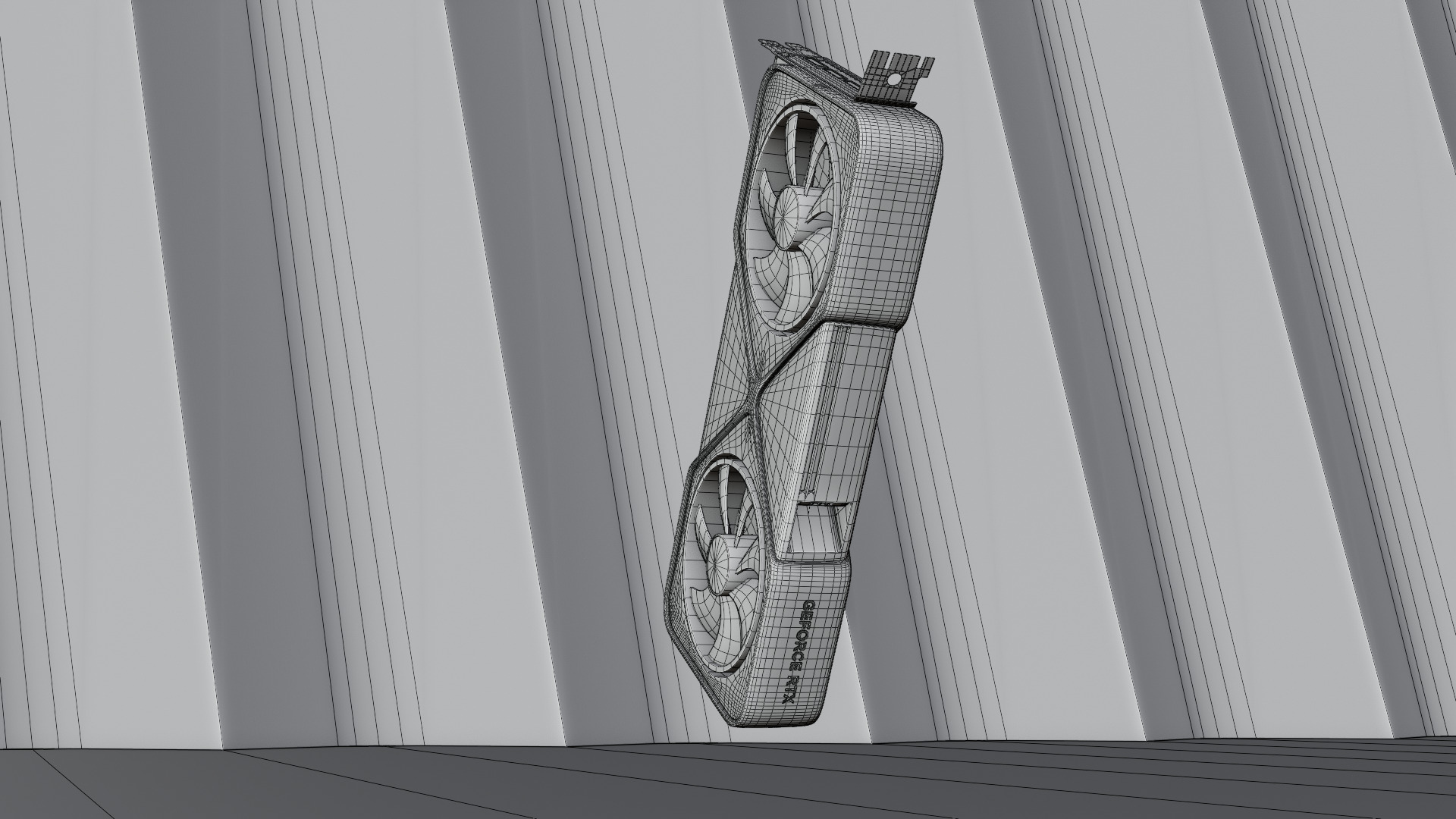 RTX 5080 GPU 3D Model Detailed Render High Quality 3D model 3D model_18