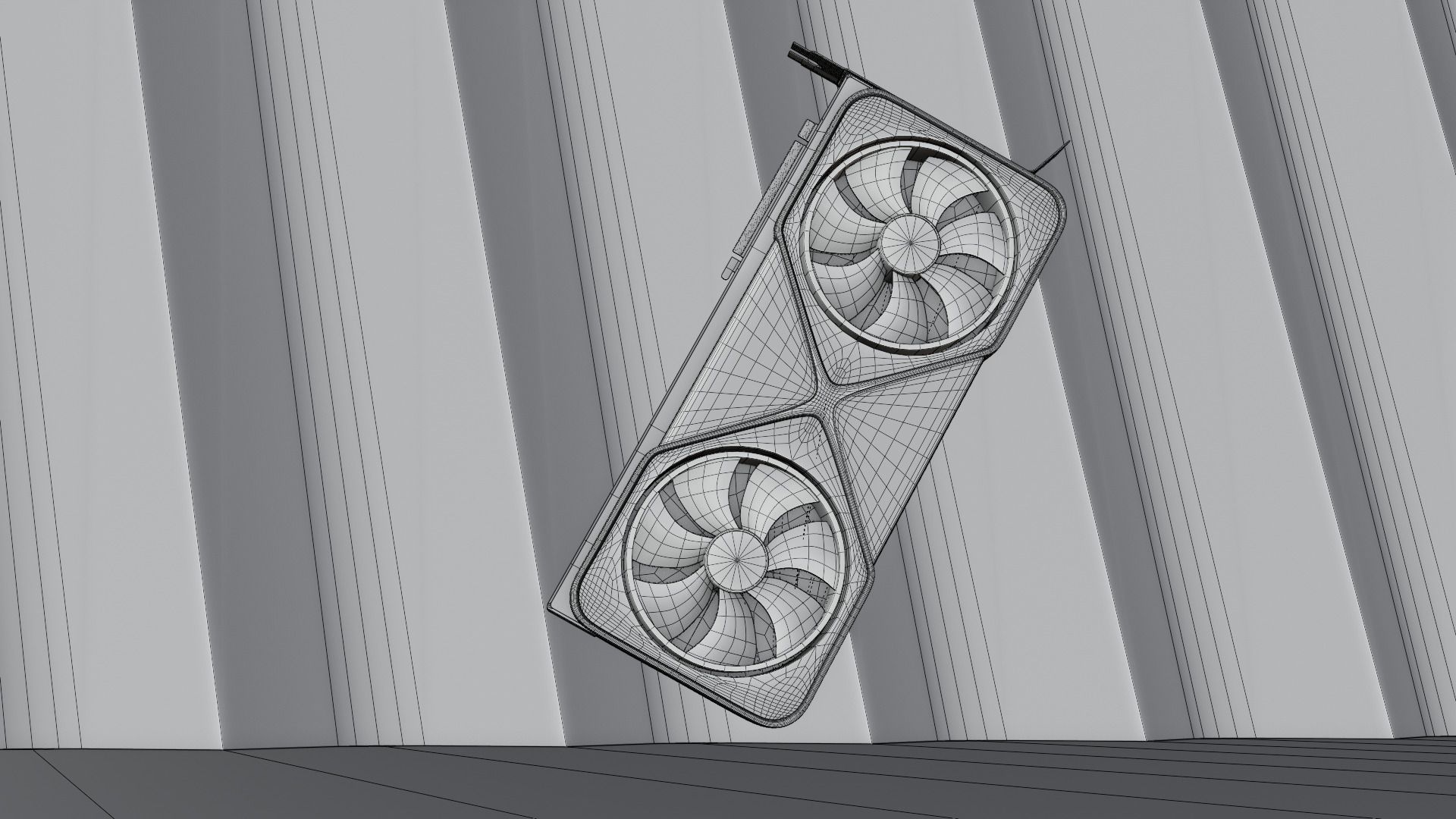 RTX 5080 GPU 3D Model Detailed Render High Quality 3D model 3D model_17