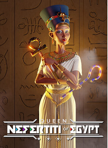 QUEEN NEFERTITI 3D Free 3D model