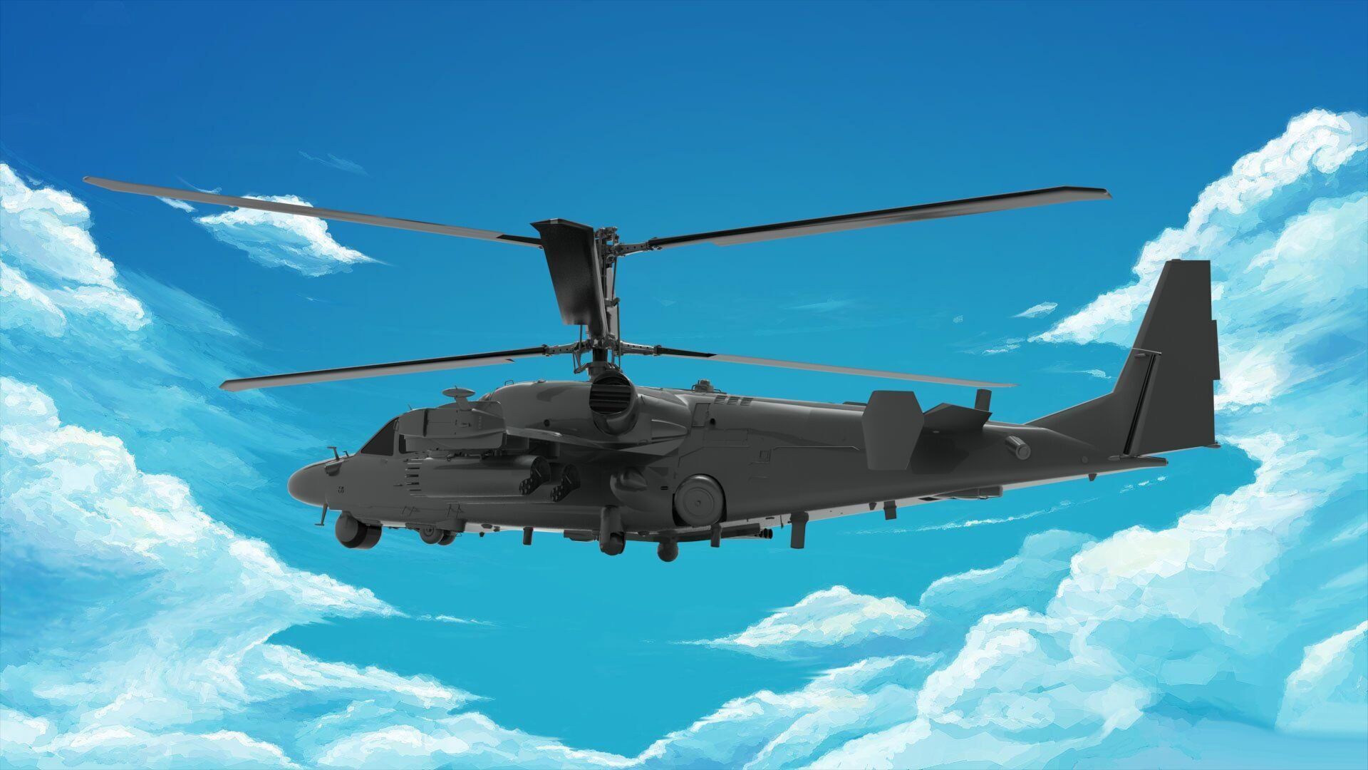  Kamov Ka-52 3D model_2