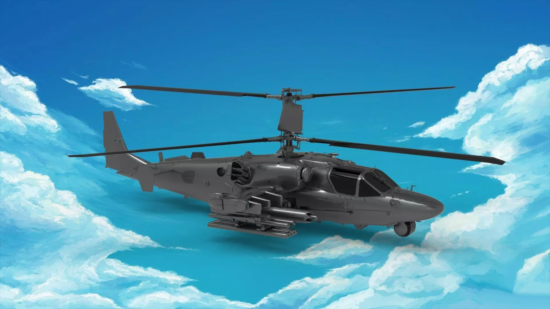  Kamov Ka-52 3D model_0