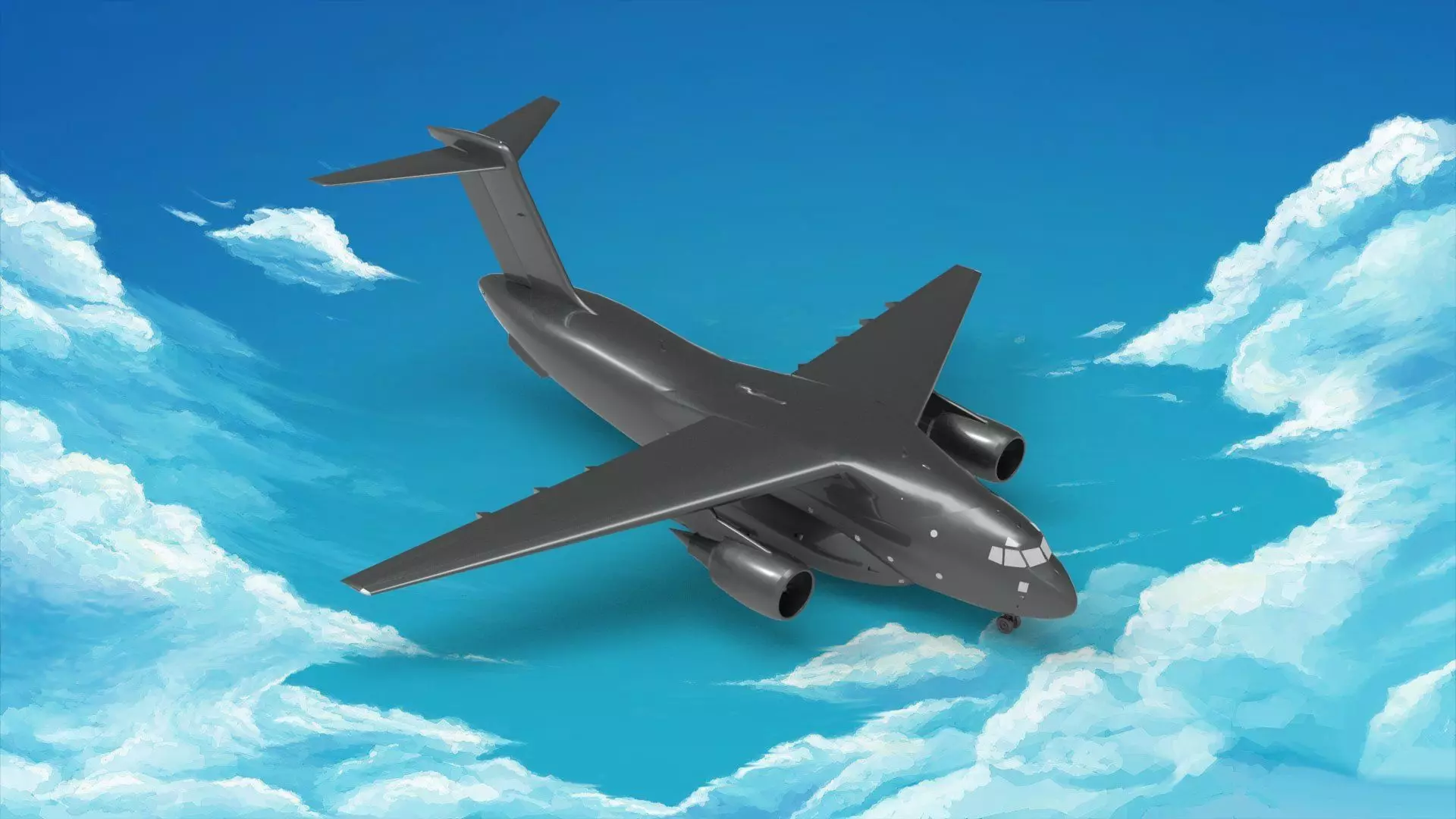 Kawasaki C-2 3D model_0