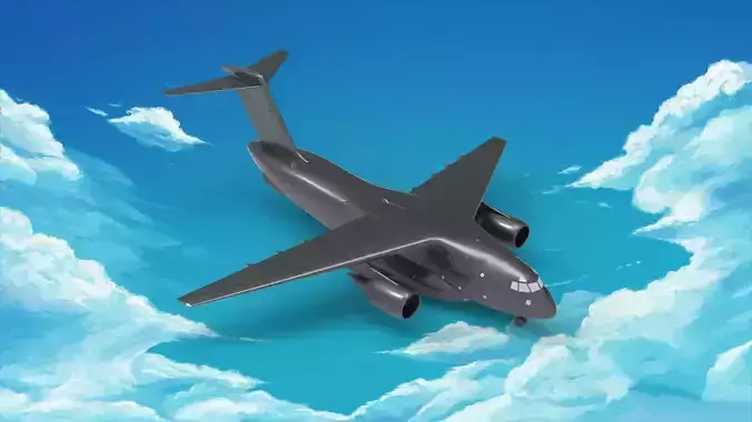 Kawasaki C-2 3D model
