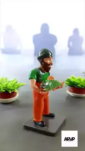 Big Bass 3D Print ready stl model 