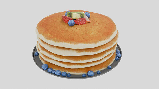 Pancake 3D model