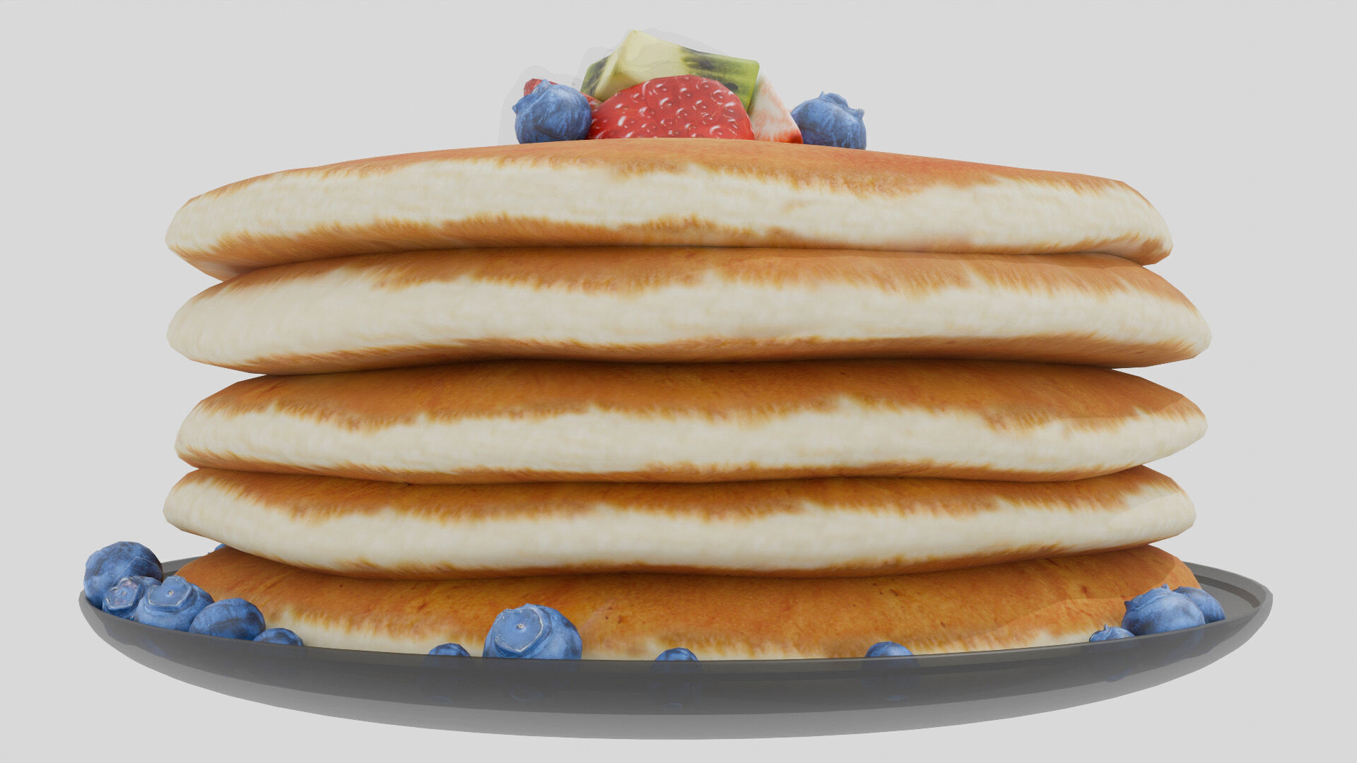 Pancake 3D model_3
