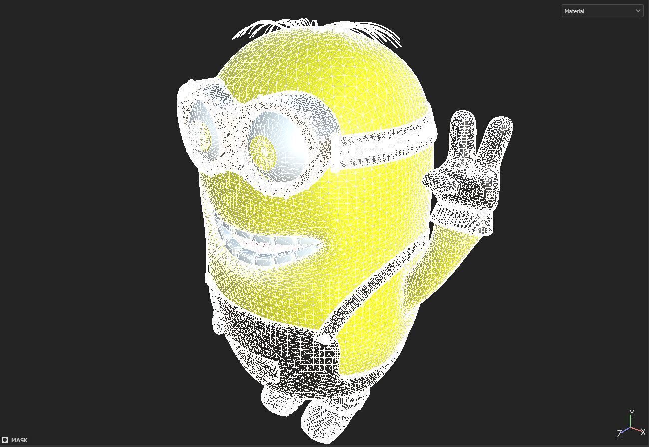 Minyons Toy 3D model_6