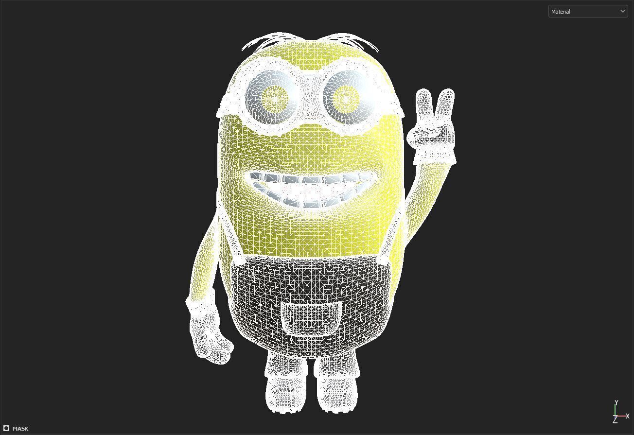 Minyons Toy 3D model_7