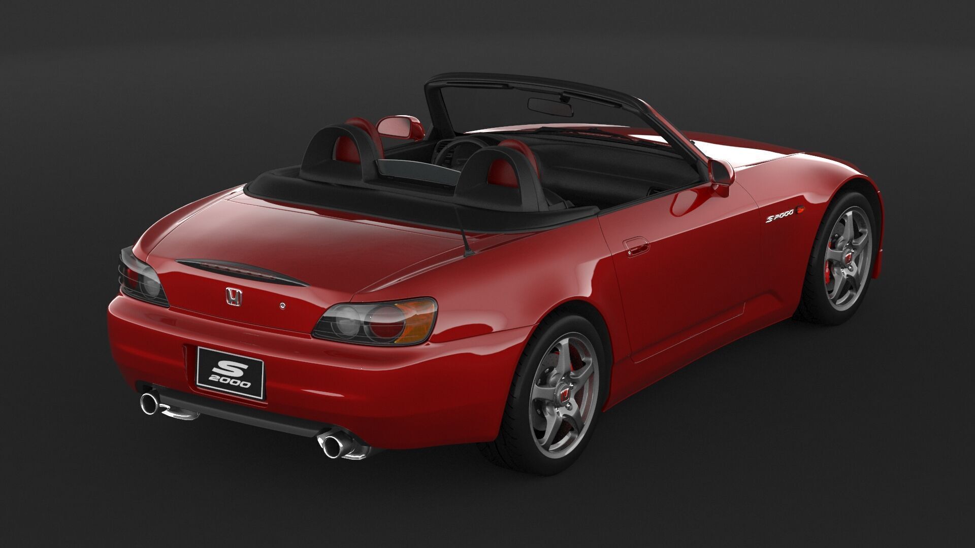 Honda S2000 ap1 3D model_8