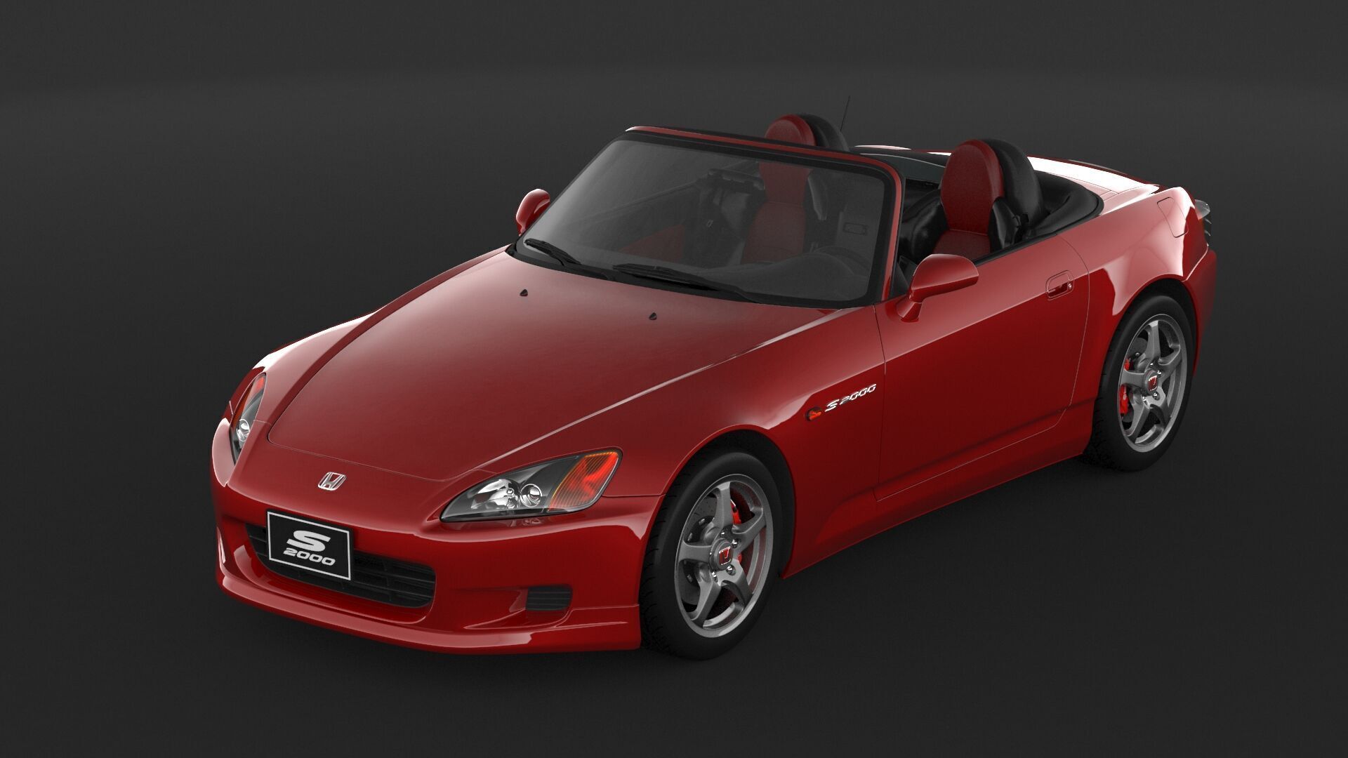 Honda S2000 ap1 3D model_7