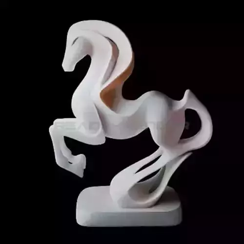 HORSE FULL BODY SCULPTURE DREAMY MYSTERIOUS 3D print model