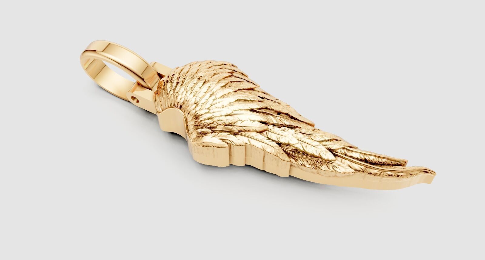 Wings pendant 3D print model_1