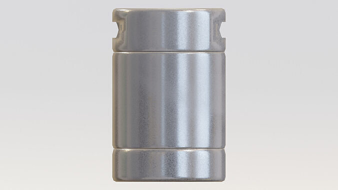 Beer Drum 10L Mini 00 Low-poly 3D model 4