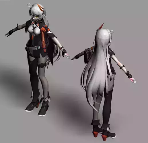 Game anime character Kiana