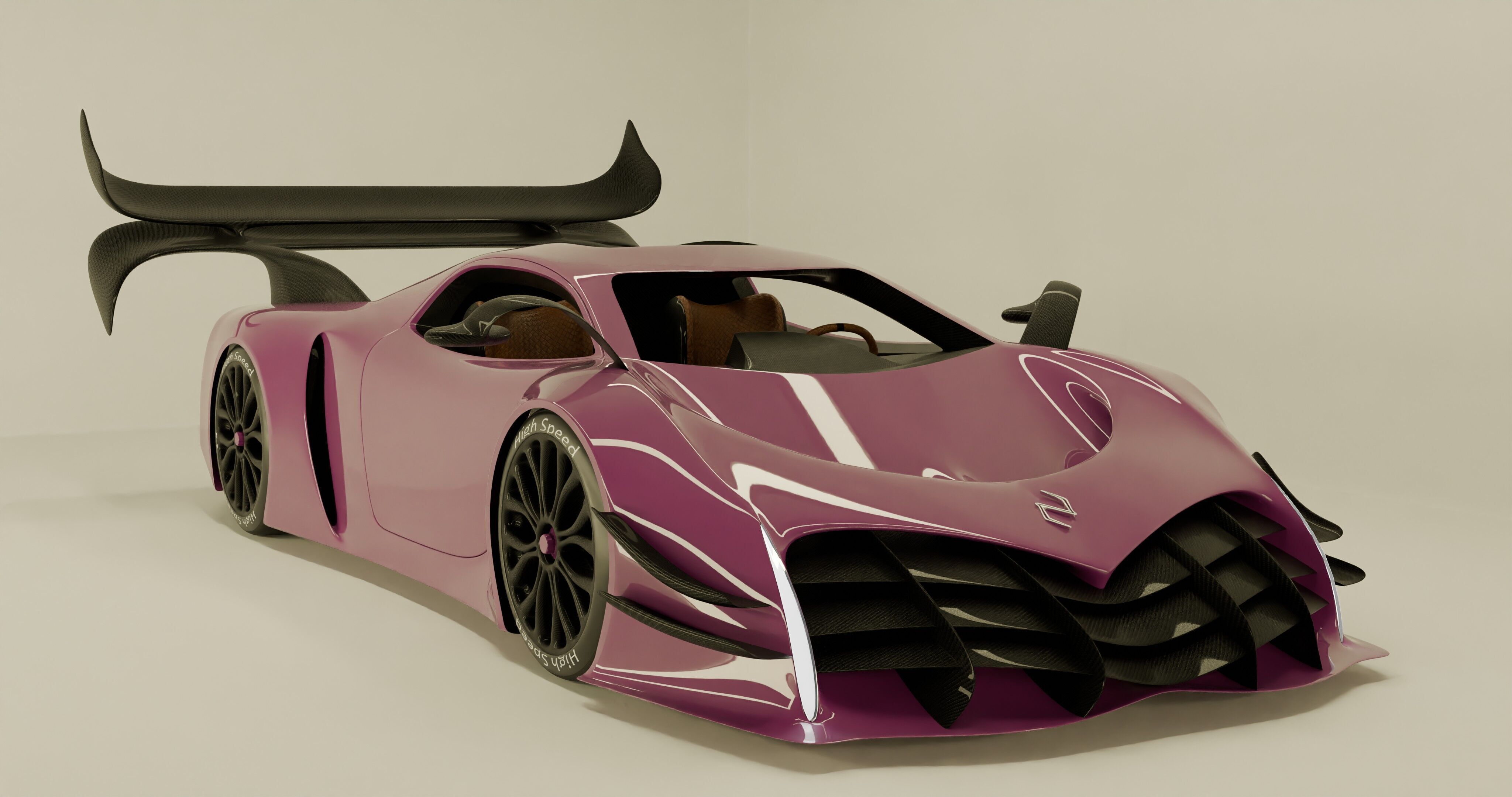 noboa-feather Low-poly 3D model_1