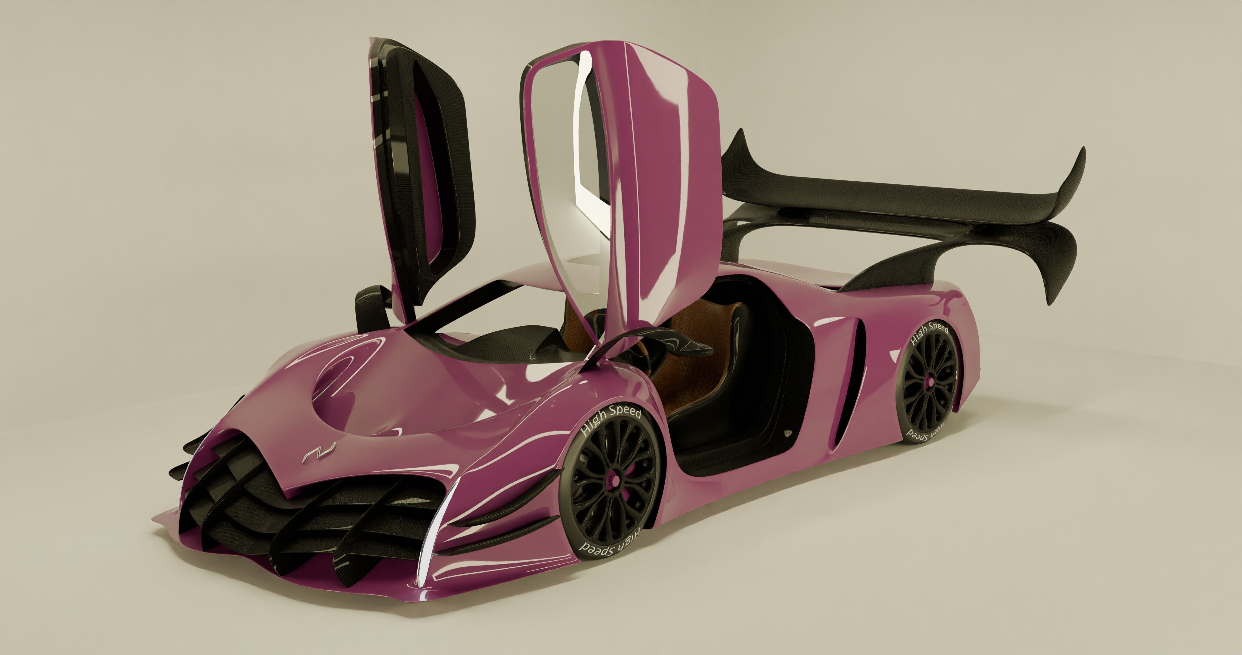 noboa-feather Low-poly 3D model_18