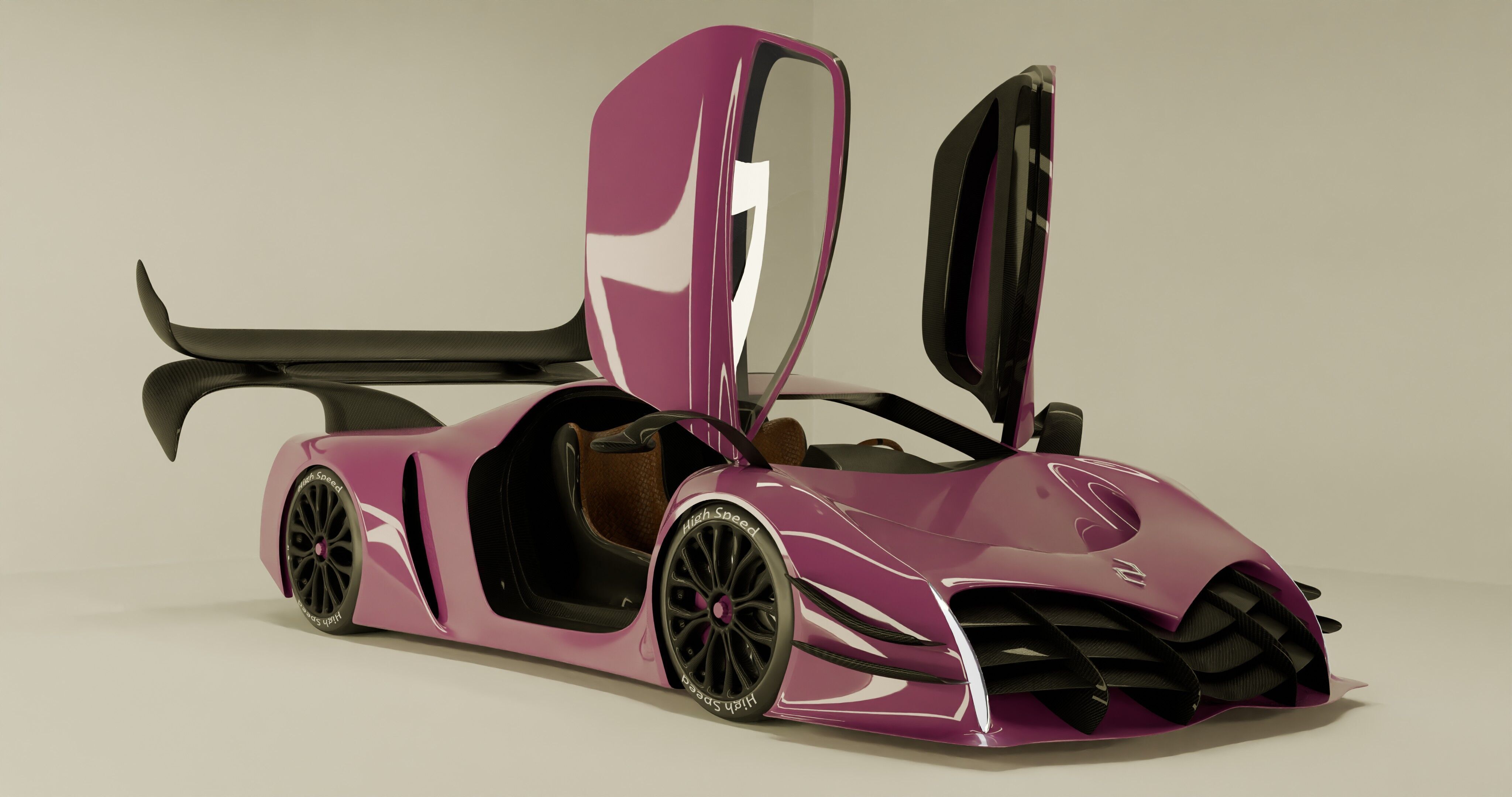 noboa-feather Low-poly 3D model_15