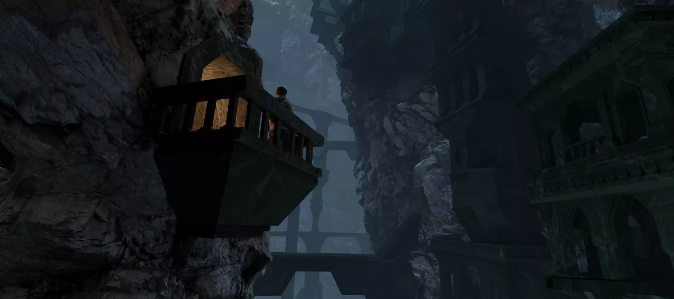 3D model kitbash of Mines of Moria Low-poly 3D model_0