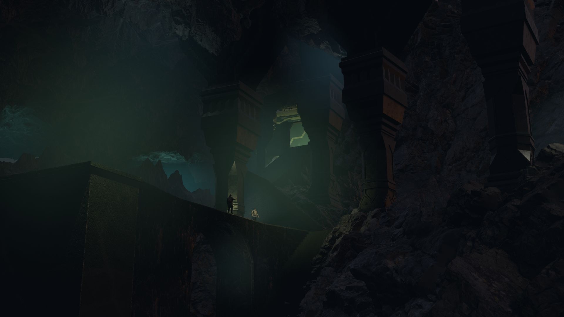 3D model kitbash of Mines of Moria Low-poly 3D model_9