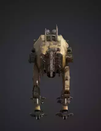 Post-Apocalyptic Walker The Ruststorm Colossus